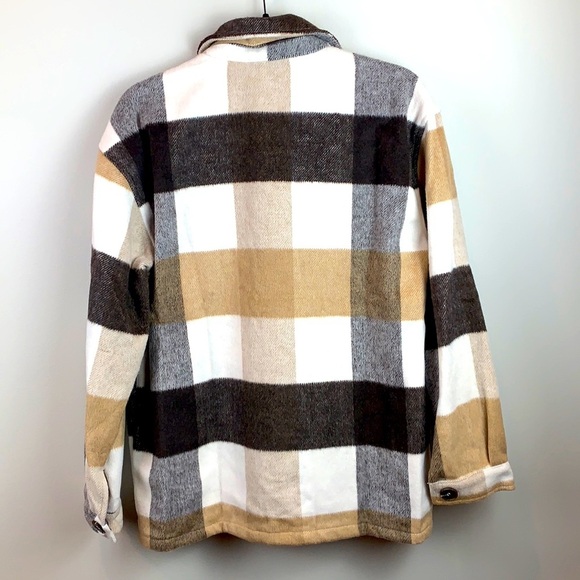 Jodifl Western Style Plaid Shirt Jacket Shacket NEW! - Picture 15 of 15